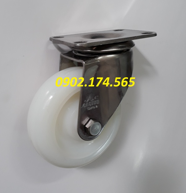 Bánh xe gang đúc càng thép A Caster